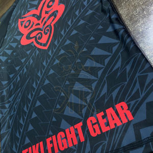 Chemise de compression personnalisée à manches courtes Logo de surf Mma Bjj Rashguards Jiu Jitsu sublimés Concevez votre propre Rash Guard personnalisé - Product Image 2