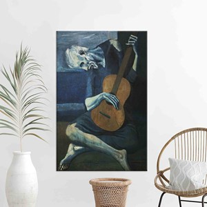 ภาพพิมพ์นักกีตาร์ปิกัสโซ่: ภาพพิมพ์บนผ้าใบกระจกนิรภัย, ผ้าใบหุ้ม - Product Image 1