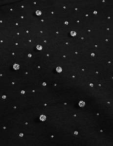 Custom Rhinestone Pullover Cropped Hoodie for Men, Washed 100% Cotton Screen Print, 2025 Casual Streetwear Fashion - Product Image 4