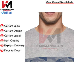 Sudaderas personalizadas con sol desteñido para hombres, Jersey vintage con bordado desgastado y lavado ácido, ropa de calle retro de gran tamaño, cuello redondo informal - Product Image 4