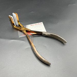 Pince à extension de cheveux en acier inoxydable de qualité chirurgicale en or rose Pro Press Logo personnalisé-Outil à usage commercial de haute qualité pour - Product Image 4