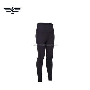 Meilleurs ensembles de vêtements de sport pour femmes de haute qualité, pantalons de yoga respirants à taille haute et élastique, en spandex/nylon extensible - Product Image 3