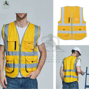 Chaleco de Seguridad Cómodo de Algodón/Poliéster para Trabajo, ANSI Clase 1, Impermeable, con Luz LED, Logotipo/Color Personalizado, Alta Calidad - Product Image 2