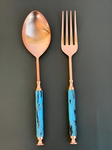 Cuillère à salade élégante en acier inoxydable durable, finition lisse, meilleur prix de gros - Product Image 6