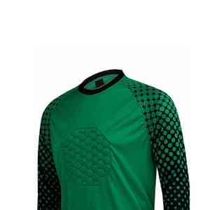 Wholesale Breathable Summer Printed Mens Goalkeeper Soccer Jersey Uniform Sets Long Sleeve Sport <b>Top</b> for Soccer Training - Product Image 3