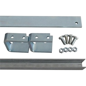 Juego de Extensión de Riel de Acero Galvanizado 80840 para Rieles y Accesorios para Cortinas HBS-BETZ de 30x5 mm - Product Image 1