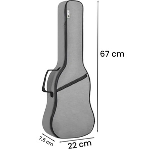Étui souple pour ukulélé de concert Premium Midex CS-24, housse pour ukulélé en tissu Oxford durable, sac de protection pour instrument de musique - Product Image 3