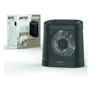 Imetec 2100W Silent Power Confort Chauffage électrique noir avec ventilateur 4028 Confortable et silencieux - Product Image 2