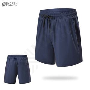 Pantalones Cortos Casuales Transpirables de Malla para Hombre, Pantalones Cortos Casuales Holgados de Verano con Logotipo Estampado, de Alta Calidad, Suaves, para Correr, Fitness, Playa - Product Image 1