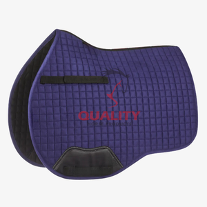 Tapis de selle de cheval anglais de haute qualité avec doublure en tissu durable matériau souple ajustement confortable pour l'entraînement prolongé - Product Image 1