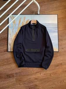 Sweat-shirt à épaules tombantes de haute qualité, résistant aux bouloches, personnalisé par le fabricant, en laine technique, impression numérique, hiver - Product Image 5