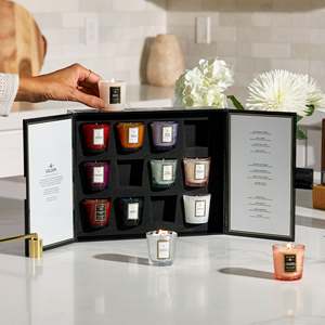 Luxury Christmas Countdown Cosmetic Essential Oil Calender Custom Logo Bath <strong>Boom</strong> Candle Set Advent Calendar Cardboard Box - Product Image 3