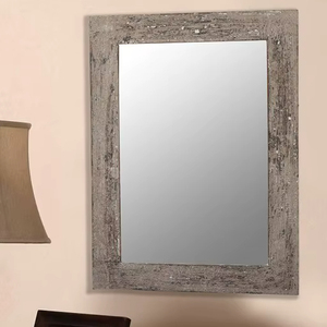 Modern <b>Wall</b> Mounted Wooden Handcrafted Decorative <b>Mirror</b> for Home Decoration Wedding 24 Inch-<b>Antique</b> CO Wholesales - Product Image 1