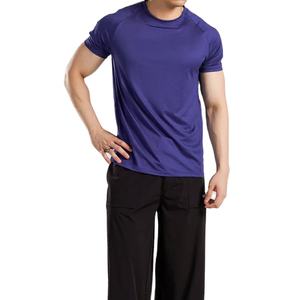 Ropa de Verano, Material Transpirable, Color Personalizado, Logotipo Impreso en Pantalla, Diseño Multicolor, Ropa de Culturismo, Ropa Deportiva, Camiseta - Product Image 3