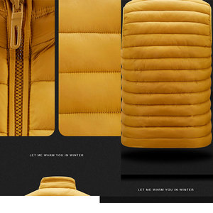 Offre Spéciale personnalisé LOGO respirant hiver hommes résistant à l'eau veste vers le bas hommes bouffant gilet doudoune - Product Image 3