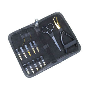 Professional High Quality Hair Extension Kit With Small <b>Clips</b> Small Scissor C Type Needles - Product Image 5