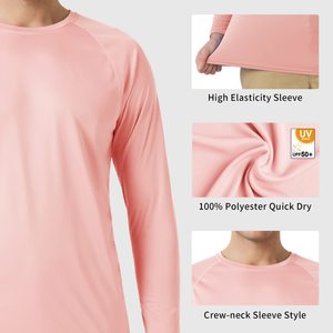 Chemise de bain à manches longues pour hommes, légère, à séchage rapide, avec évacuation de l'humidité, résistante aux plis, pour adultes - Product Image 2