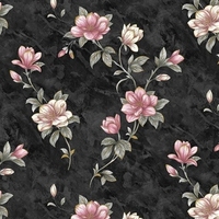 Papier peint PVC floral de luxe, design moderne, imperméable, résistant à l'humidité, décoration pour la maison et l'hôtel, garantie 5 ans, se vend bien