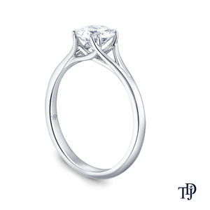 แหวนหมั้นทอง 14K ดีไซน์ร่วมสมัย สวยหรู สั่งทำได้ แบบกึ่งสำเร็จรูป พร้อมริบบิ้นสานไขว้ รับผลิตแบบ OEM ขายส่งและปลีก - Product Image 4