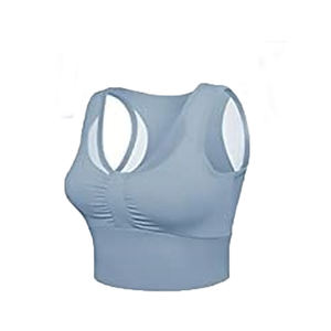 Soutien-gorge de sport pour femmes en gros, antibactérien, à maintien élevé, avec coussinets amovibles, impression de logo personnalisée, matière en élasthanne/polyester - Product Image 6