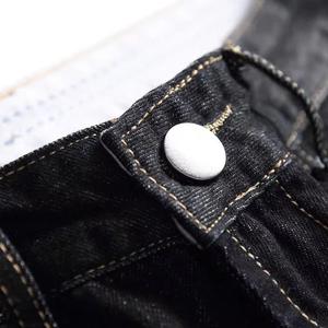 High Street Genou Longueur Droite Lâche Jeans Shorts Hommes Denim Pantalon Court Mâle Casual Personnalisé Denim Shorts - Product Image 2