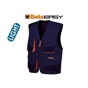 Chaleco de trabajo azul ligero BETA para entornos de trabajo fáciles - Product Image 1
