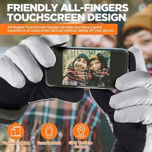 Gants d'hiver d'extérieur avec couche de rétention de la chaleur coutures renforcées et options d'impression de logo pour les commandes en gros et l'image de marque de l'équipe - Product Image 5