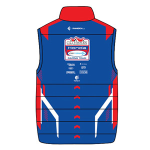 Gilet matelassé sans manches décontracté imperméable surdimensionné, prix d'usine, personnalisable, imprimé par sublimation, patchs brodés - Product Image 3