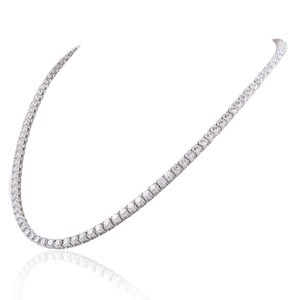 Cadena de Tenis de Plata de Ley 925 con Certificación IGI de Lujo, Joyería Fina de Alta Calidad, Estilo Hip Hop, Moissanita, Joyería Unisex para Bodas - Product Image 1