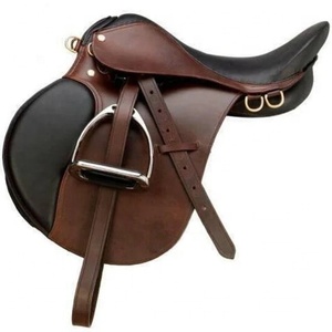 New Handmade 100% Pure Leather English Saddle Horse Riding Western Dressage Saddle for Training and Competition - Product Image 1