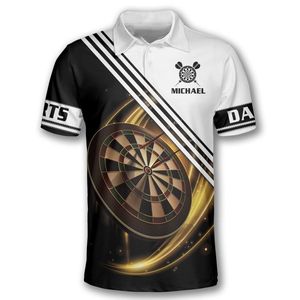 Maillots de fléchettes personnalisés en gros, impression par sublimation complète, chemises de club de fléchettes avec tissu à séchage rapide et finition douce et lisse - Product Image 2