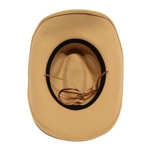 Sombrero de Vaquero de Fieltro de Lana 100% de Diseño de Lujo Unisex, Sombrero de Montar a Caballo Occidental de Color Personalizado para Hombre - Product Image 5
