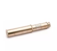 Télescope en marron avec trépied pour nautique Vente chaude de télescope en laiton de luxe de qualité supérieure à bas quantité minimale de commande prix bon marché