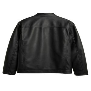 Veste en cuir vieilli très vendue, qualité supérieure, tailles grandes, vestes en cuir pour hommes, veste ample - Product Image 6
