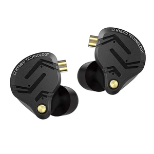 KZ ZS12 <span class=keywords><strong>PRO</strong></span> <span class=keywords><strong>X</strong></span> 1DD+5BA Auriculares Híbridos HIFI con Bajos, Auriculares Intrauditivos con Cancelación de Ruido para Música y Deportes, Auriculares Metálicos - Product Image 2