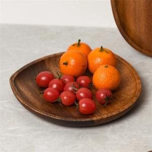 Assiettes et plats en bois compostables naturels de la plus haute qualité, assiette en bois de forme irrégulière pour les repas - Product Image 4