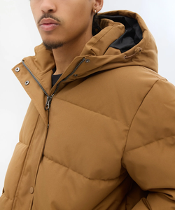 Chaqueta de Invierno Acolchada para Hombre, de Alta Calidad, Transpirable, Resistente al Viento, con Cuello Alto, Personalizable con Logotipo de Marca, Talla Grande - Product Image 4