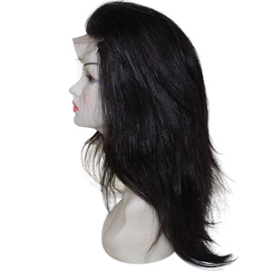 วิกผมแท้เวียดนามแบบยังไม่ได้แปรรูปวิกผมยาวทรงตรงรูปกระดูกธรรมชาติทรงตรงลึกแบบโปร่งใสสำหรับหมวกลูกไม้ขนาดเล็กสามารถปรับแต่งได้ - Product Image 5