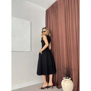 SIYAH 30007 ELBISE - Noir - Product Image 2
