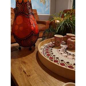 ที่รองแก้ววอลนัทพรีเมี่ยมเมเปิ้ล, วอลนัท, จานรองแก้วไม้, ที่รองแก้วกาแฟ, ที่รองแก้วเบียร์ไม้กลม - Product Image 2