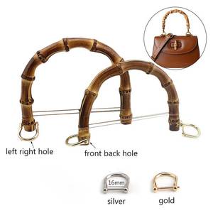 Vente en gros de nouveaux accessoires de bagages à poignée en bambou de l'Inde sangle et clip de sac de bricolage faits à la main en bois Excellent prix! - Product Image 6