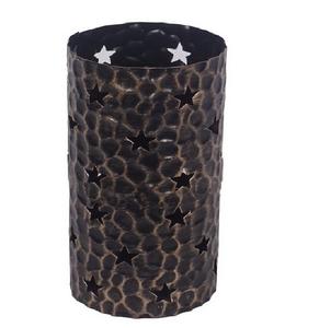 Finition noire intérieure cuivre étoile coupe bougeoir en métal décoratif support décoratif fait à la main pour bougeoir - Product Image 3