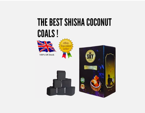 ถ่านกะลามะพร้าวคุณภาพพรีเมียมสำหรับบารากุ/ชิชา- ยี่ห้อ CHARCOAL 72 ก้อน 1 กิโลกรัม |   สกายโกลด์ ปริมาณเถ้า 2.5% 7200J - Product Image 5