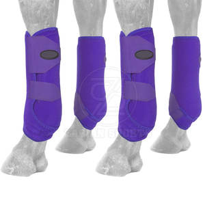 Bottes de traitement réglables pour chevaux avec attaches solides Bottes de cheval robustes pour les médicaments de sabot - Product Image 5