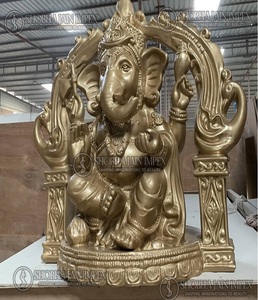 Statue de Ganesha 3D pour décorations de mariage Statuette élégante pour ajouter une touche complexe à votre journée spéciale - Product Image 1