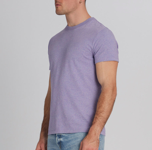 Streetwear manches courtes O Neck respirant doux Sportswear grande taille été o cou col pull t-shirt pour hommes - Product Image 3