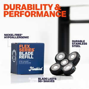 Afeitadora Eléctrica Recargable por USB para Hombres y Mujeres, Afeitado Rápido y Suave, 5 Cuchillas Flexibles, Resistente al Agua IPX7, para Uso Corporal - Product Image 4
