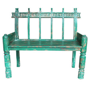 1 banc de salon peint au style indien - Product Image 2