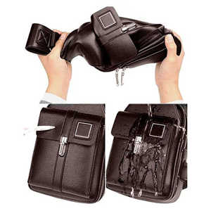 Mochila de negocios Unisex de cuero genuino de alta calidad personalizada OEM bolsa antirrobo impermeable 36-55L capacidad al por mayor - Product Image 5