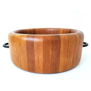 Accesorios artísticos, cuenco de galería de arte para decoración moderna del hogar, cuenco de madera hecho a mano para cocina elegante y exhibición en la sala de estar - Product Image 3